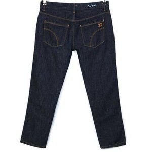 Joe's Jeans Ex-Lover Cropped Ankle Straight‎ Jeans Linen Dark 27